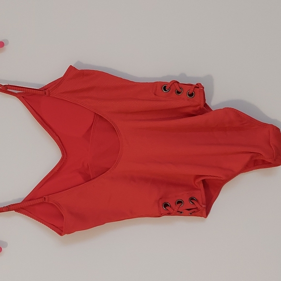 SOLD *New*TRUE CRAFT Rio Ribbed lace-up bathing suit, NEW w/out tags!!! - Picture 2 of 11